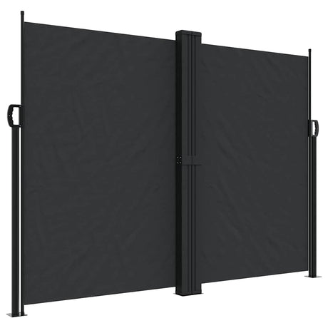 Vidaxx pare-vent extensible 180x1200 cm noir