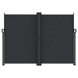 Vidaxx pare-vent extensible 180x1200 cm noir