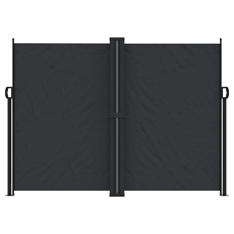 Vidaxx pare-vent extensible 180x1200 cm noir