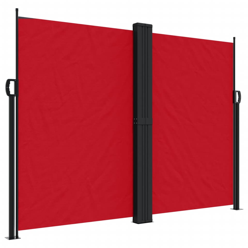 Pare-brise Vidaxl extensible 180x1200 cm rouge