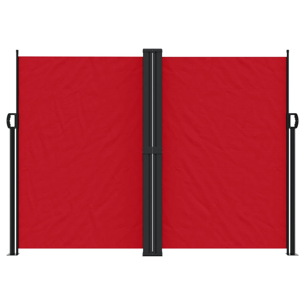 Pare-brise Vidaxl extensible 180x1200 cm rouge