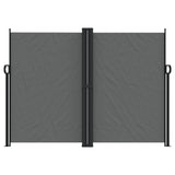 Bidaxl Garden Screen Extendable 180x1200 cm Anthracite -Colored