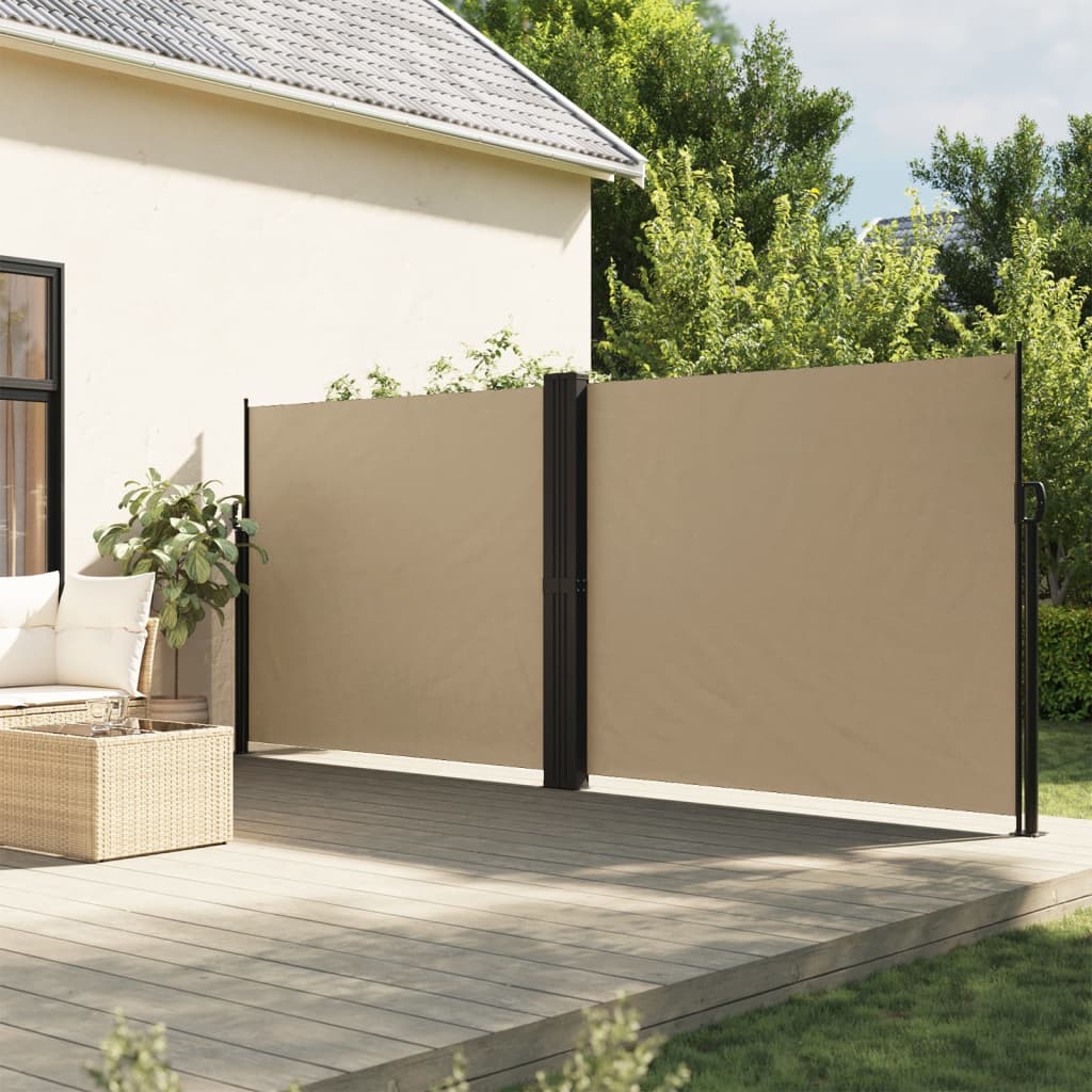 Vidaxl čelní sklo prodloužitelné 180x1200 cm beige