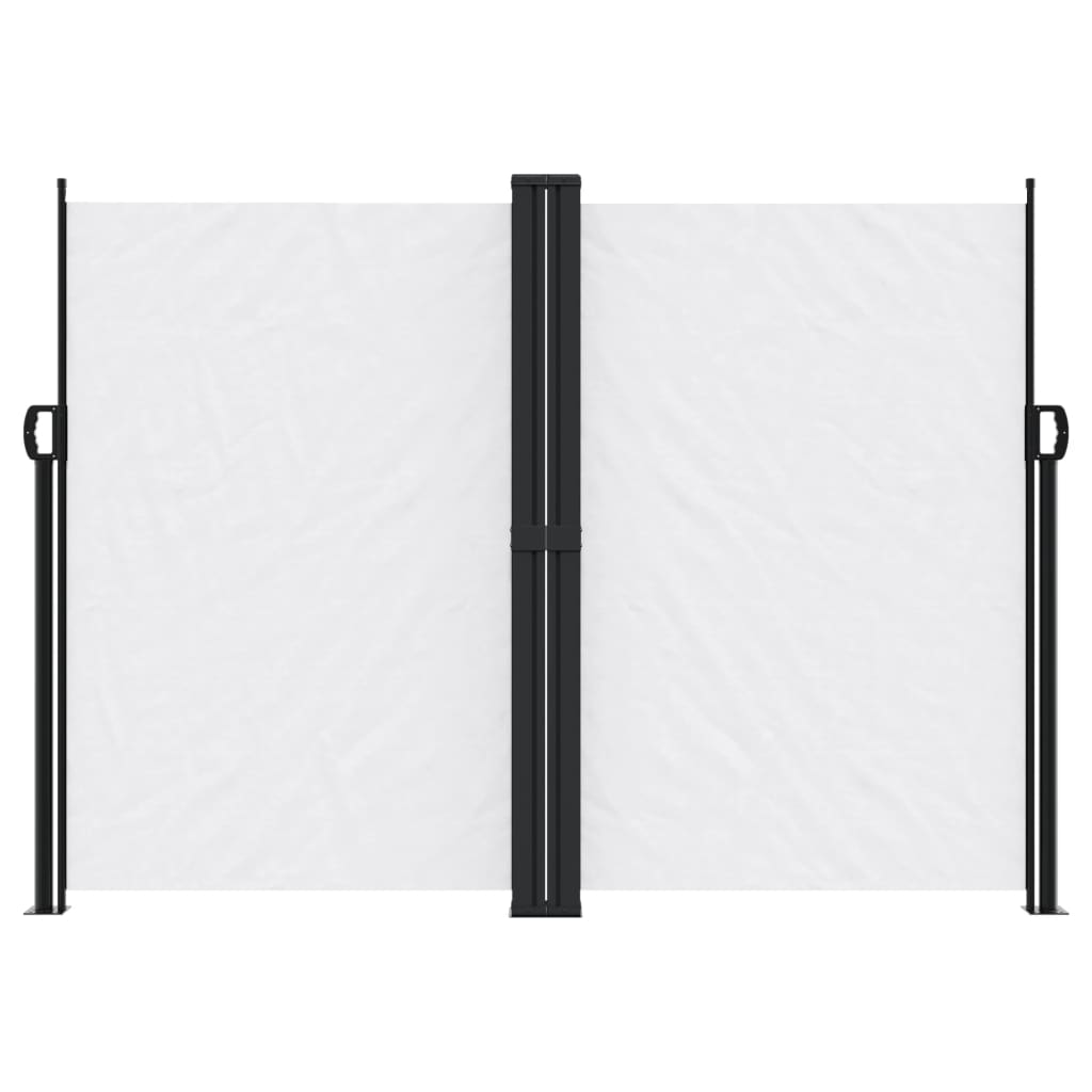 Pare-brise Vidaxl extensible 180x1200 cm blanc