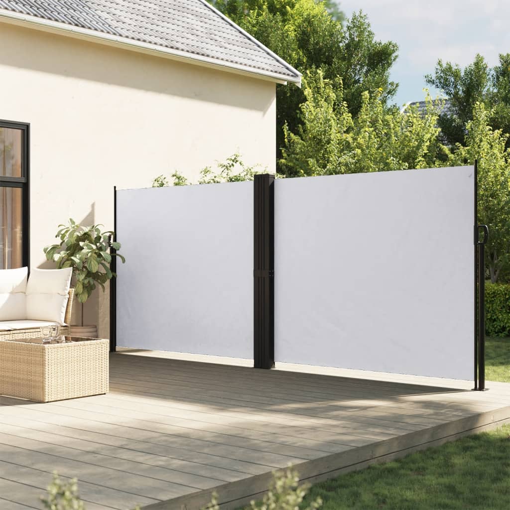 VIDAXL Parature estendibile 180x1200 cm bianco