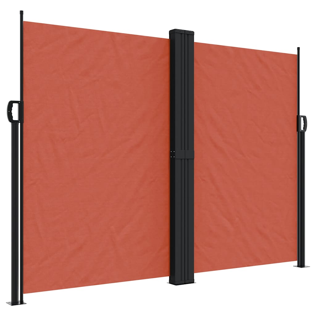 Vidaxx pare-vent extensible 180x1200 cm couleur terre cuite