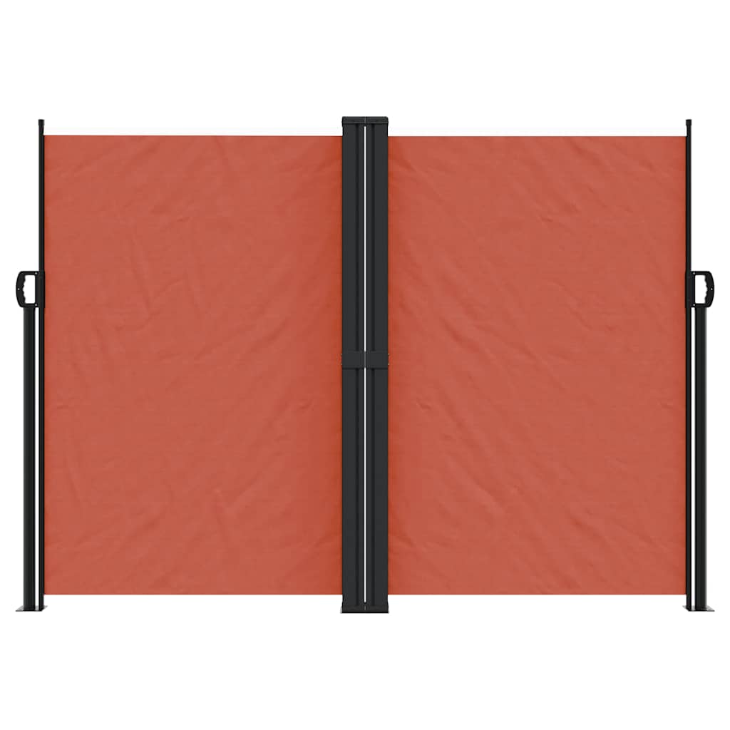 Vidaxx pare-vent extensible 180x1200 cm couleur terre cuite