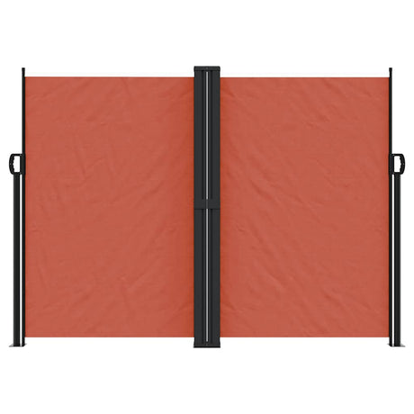 Vidaxx pare-vent extensible 180x1200 cm couleur terre cuite
