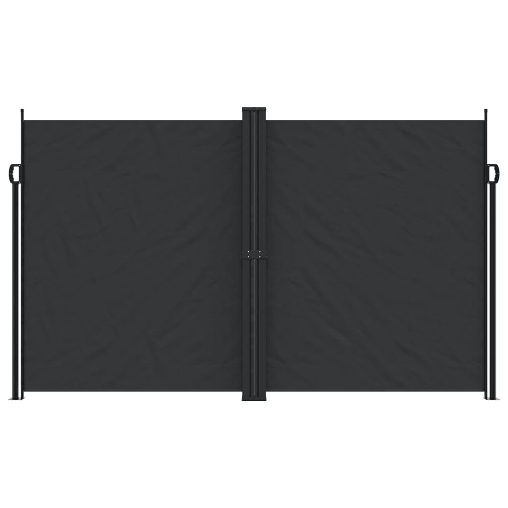 Vidaxl Garden Screen Extendable 200x1200 cm svart