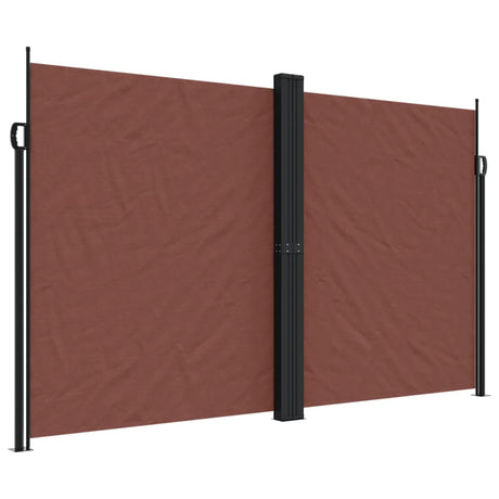 Vidaxx paravent de jardin extensible 200x1200 cm marron