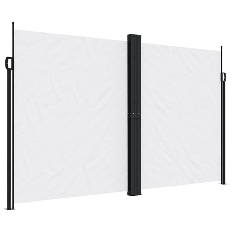 Vidaxx pare-vent extensible 200x1200 cm blanc