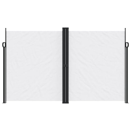 Vidaxx pare-vent extensible 200x1200 cm blanc