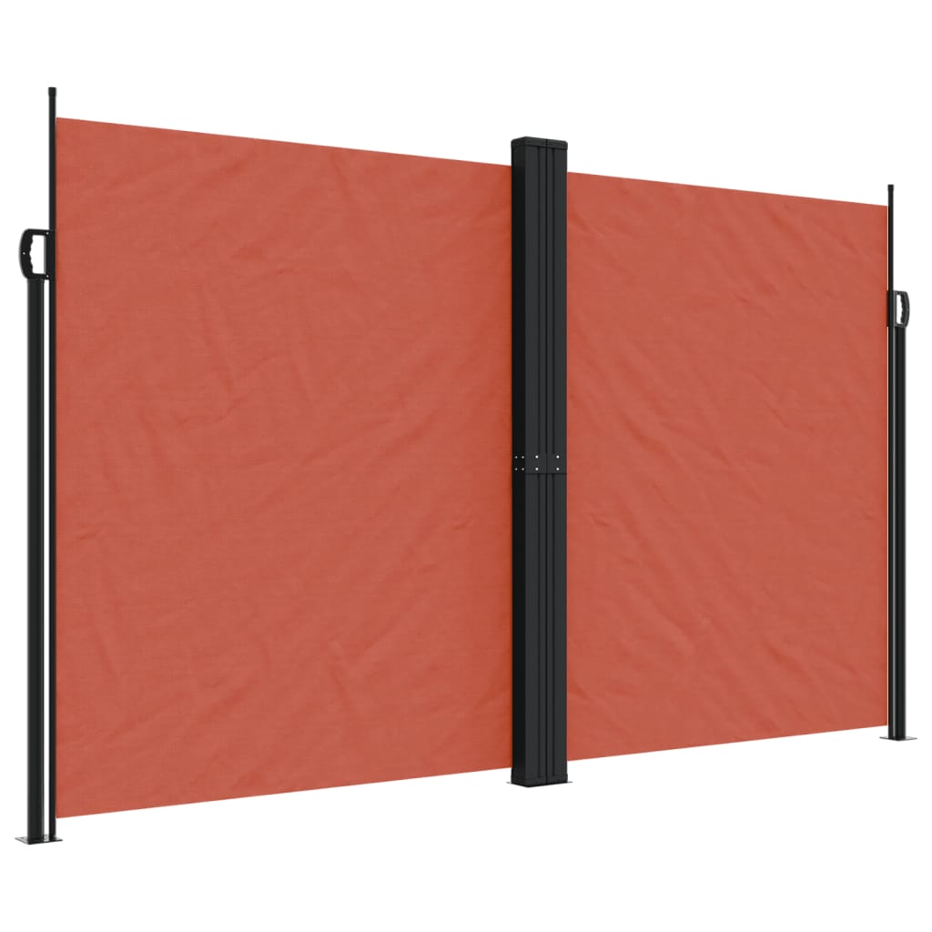 Vidaxl Windshield verlängert 200x1200 cm Terracotta -Colored