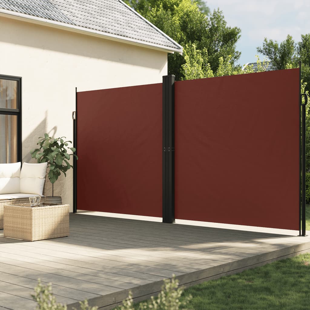 Vidaxx paravent de jardin extensible 220x1200 cm marron
