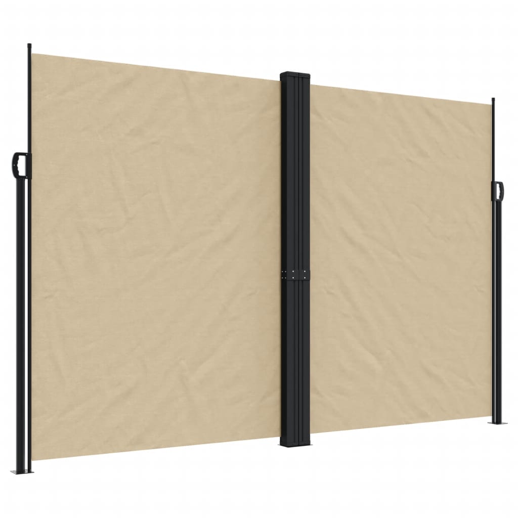 Vidaxx pare-vent extensible 220x1200 cm beige
