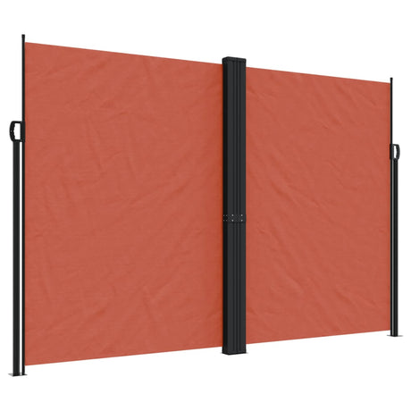 Vidaxx pare-vent extensible 220x1200 cm couleur terre cuite