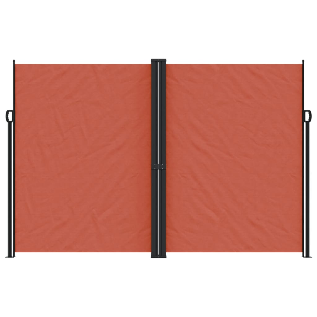 Vidaxx pare-vent extensible 220x1200 cm couleur terre cuite