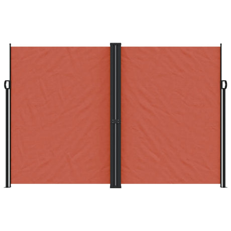 Vidaxx pare-vent extensible 220x1200 cm couleur terre cuite
