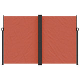 VidaXL Windshield Extendable 220x1200 cm Terracotta colored