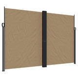 Vidaxl Windshield utvidbar 220x1200 cm taupe