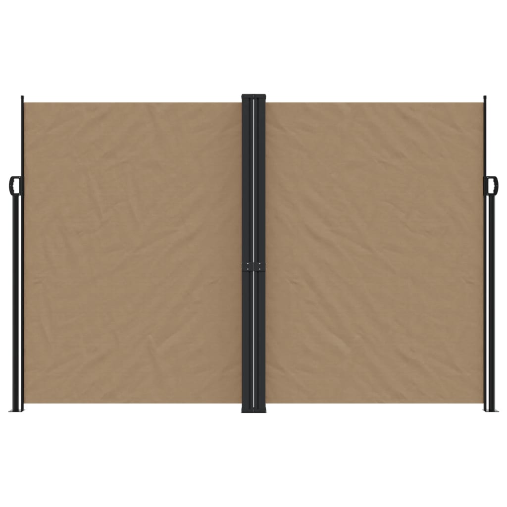 VidaXL Windshield Extendable 220x1200 cm Taupe