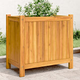 Vidaxx jardinière avec doublure 54x31x50 cm bois d'acacia massif