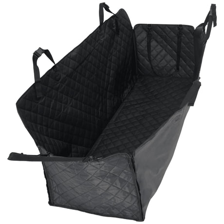 VidaXL housse de siège auto pour chiens 137x46x50 cm noir