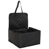 Vidaxl Cubierta de asiento para el automóvil para perros Negro 45x45x25 55 cm