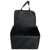 VidaXL housse de siège auto pour chiens noir 45x45x25 55 cm