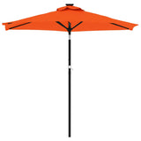 VIDAXL -Parasol mit Stahlpol 225x225x212 cm Terrakotta -gelöscht