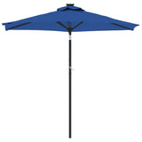 Parasol Vidaxx avec mât en acier 225x225x212 cm bleu azur