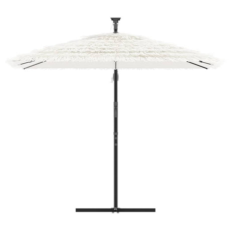 Parasol Vidaxx avec mât en acier 246x246x230 cm blanc