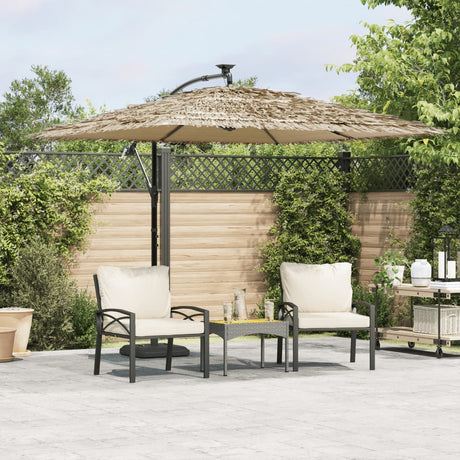 Parasol Vidaxx avec mât en acier 269x269x235 cm marron