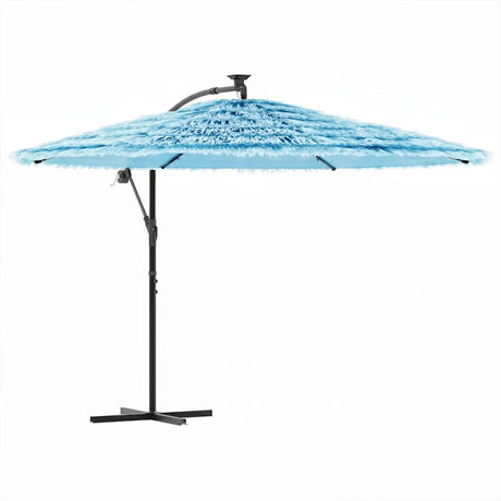 Parasol Vidaxx avec mât en acier 269x269x235 cm bleu