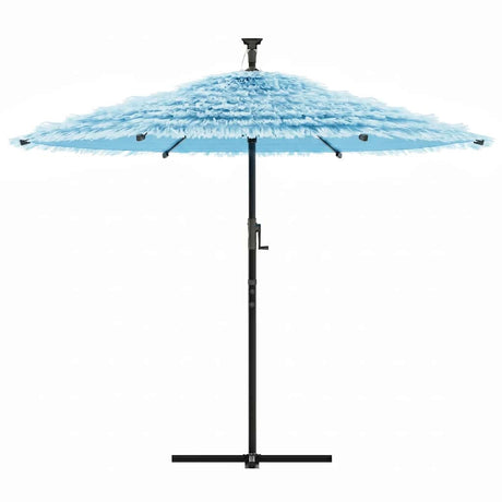 Parasol Vidaxx avec mât en acier 269x269x235 cm bleu