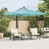 Vidaxl Parasol with steel pole 269x269x235 cm blue