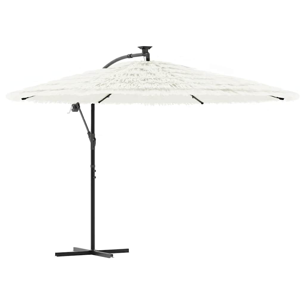 Parasol Vidaxx avec mât en acier 269x269x235 cm blanc