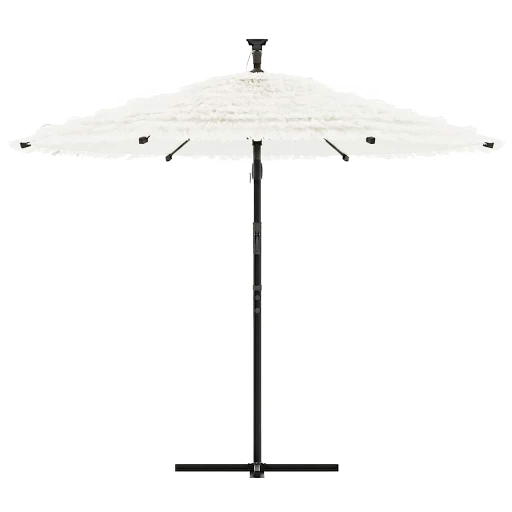 Parasol Vidaxx avec mât en acier 269x269x235 cm blanc