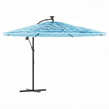 Parasol Vidaxx avec mât en acier 290x290x238 cm bleu