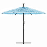 Parasol Vidaxx avec mât en acier 290x290x238 cm bleu