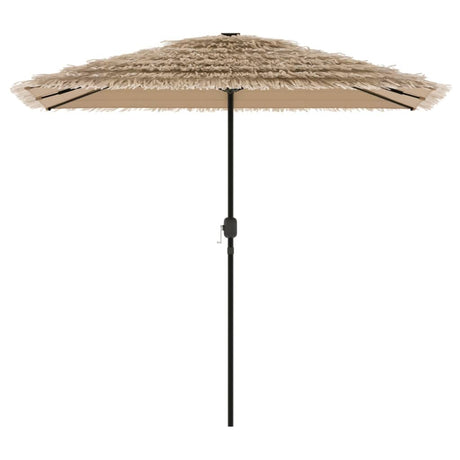 Parasol VidaXL avec mât en acier 248x248x248 cm marron
