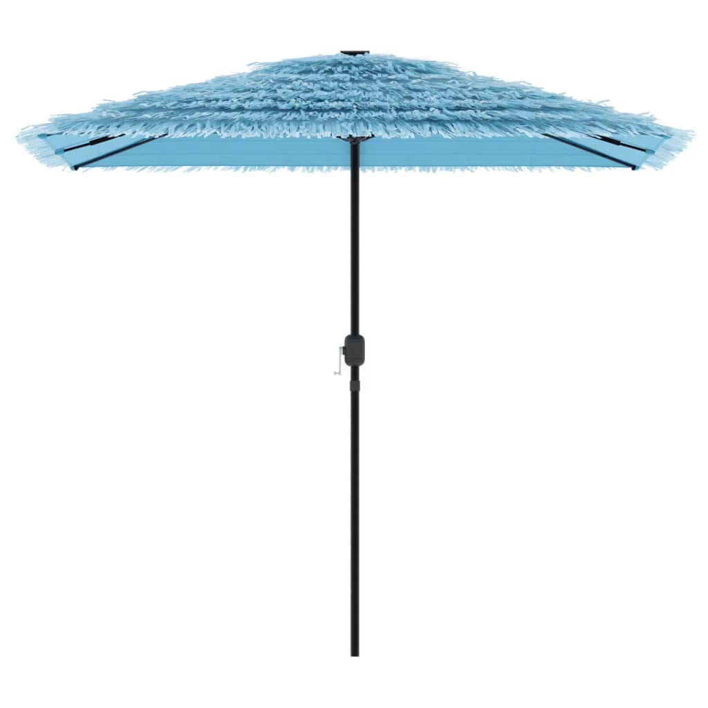 Vidaxl parasol met stalen paal 248x248x248 cm blauw