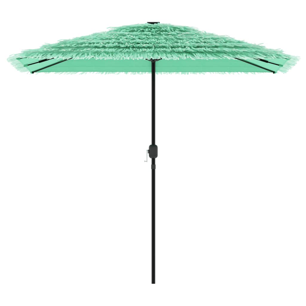 Vidaxl parasol avec poteau en acier 248x248x248 cm vert