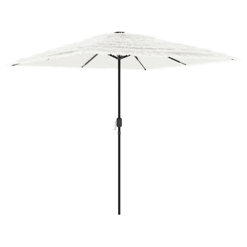 Parasol Vidaxx avec mât en acier 248x248x248 cm blanc