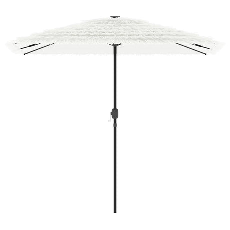 Parasol Vidaxx avec mât en acier 248x248x248 cm blanc