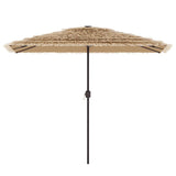 Parasol Vidaxx avec mât en acier 300x200x250 cm marron