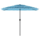 Parasol Vidaxx avec mât en acier 300x200x250 cm bleu