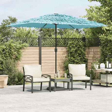 Parasol Vidaxx avec mât en acier 300x200x250 cm bleu