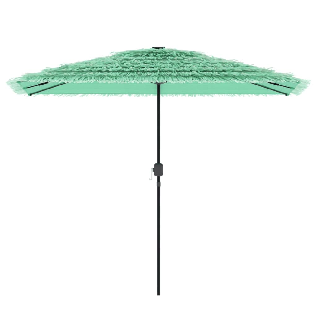 Vidaxl Parasol with steel pole 300x200x250 cm green