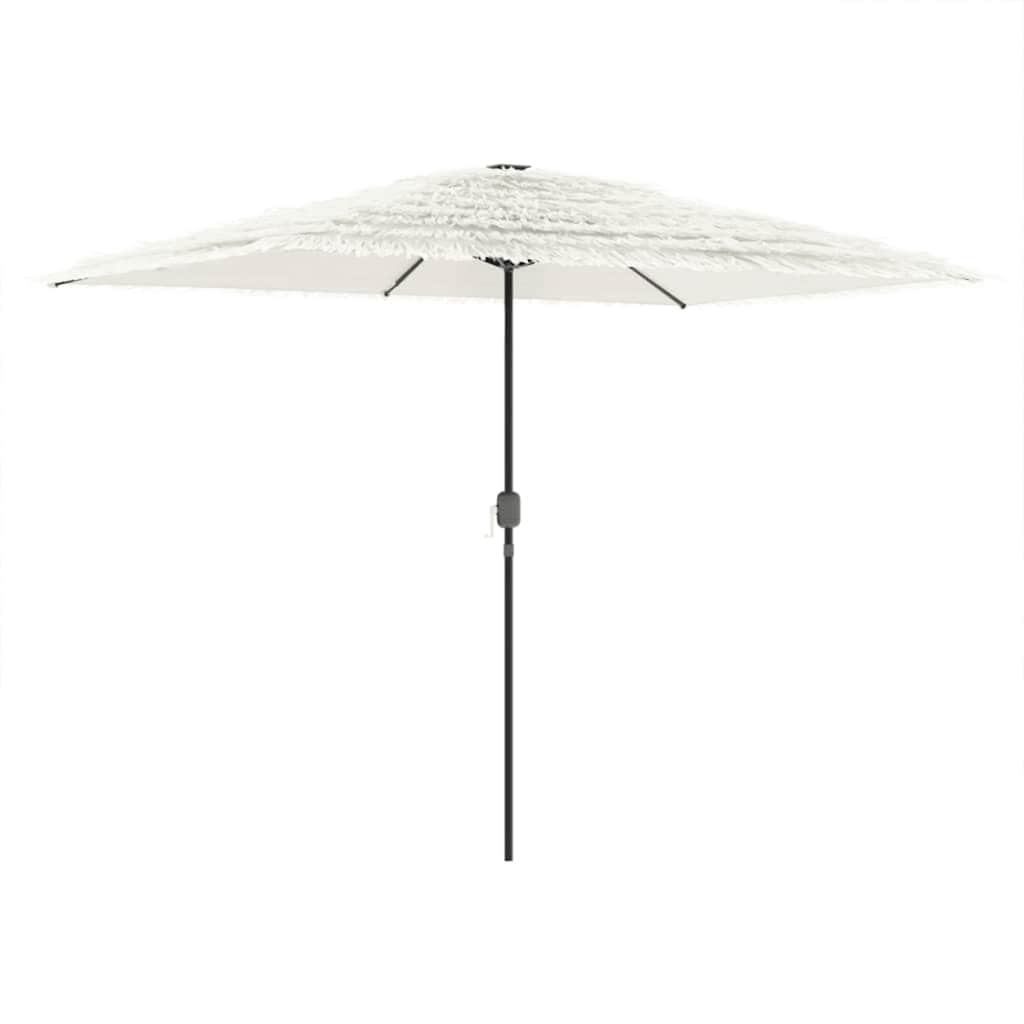 Parasol Vidaxx avec mât en acier 300x200x250 cm blanc